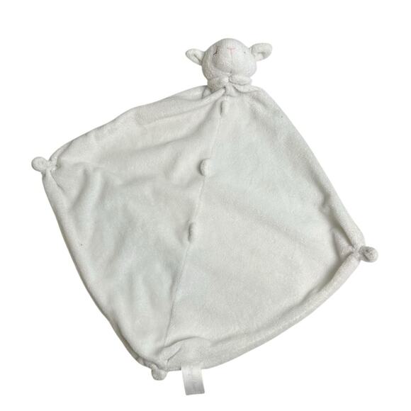 Lot of 3 Soft Baby Lovey Security Blanket Nursery Stuffed Teddy Zebra Lamb - Picture 9 of 13